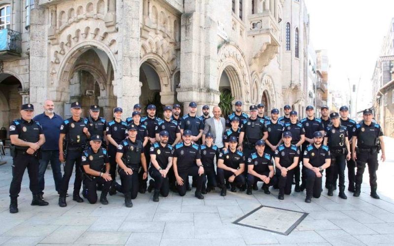 Policía Local da AGASP realiza prácticas de verán no Porriño