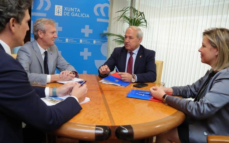 O presidente da Deputación plantéxalle a Alfonso Rueda un decálogo de medidas de interese para a provincia de Lugo