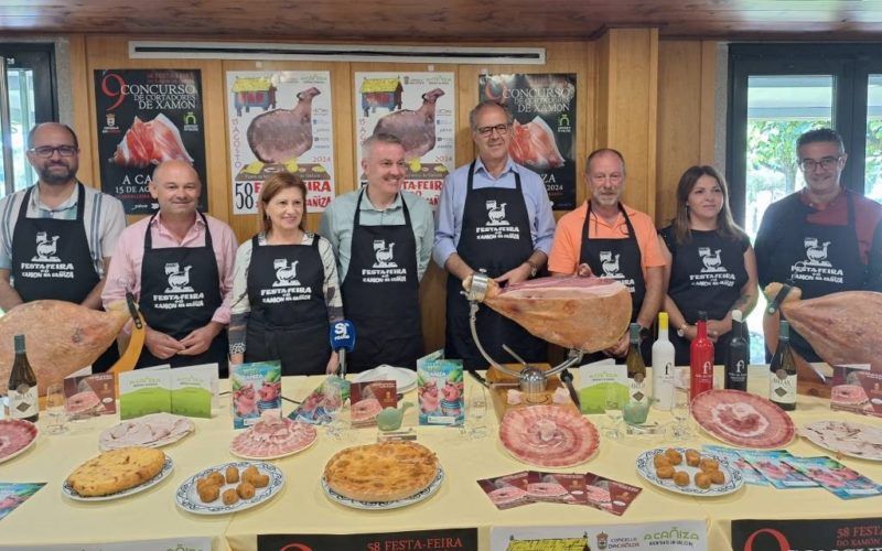 A Cañiza “porá en valor” a súa Festa do Xamón