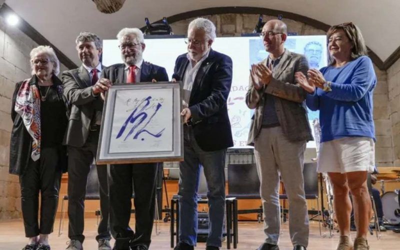 Bieito Ledo recolleu o ‘XL Premio Celanova. Casa dos Poetas”