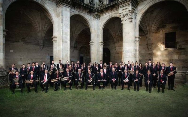 Bandas de música, orquestras e procesións na Virxe da Saleta en Cea
