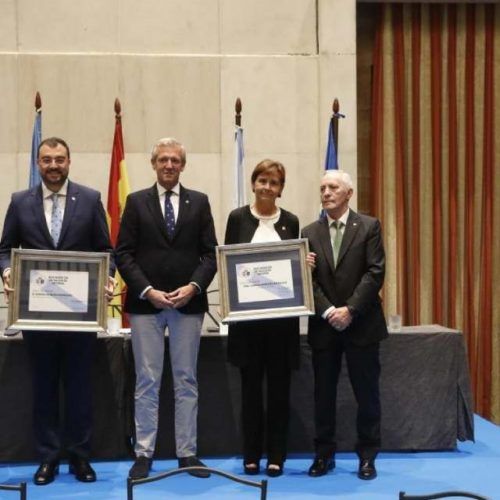 O presidente da Xunta participou na celebración “Galicia en Asturias”
