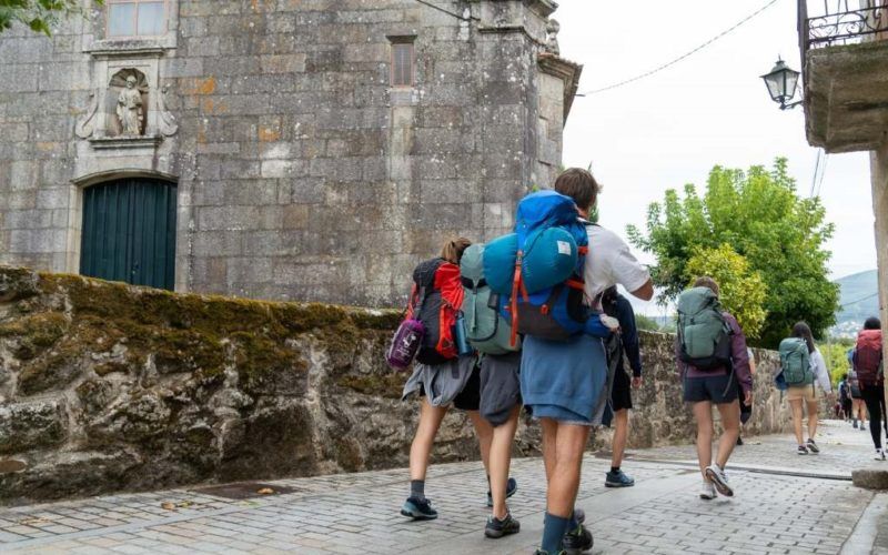 Tui lidera as cifras como inicio do Camiño Portugués