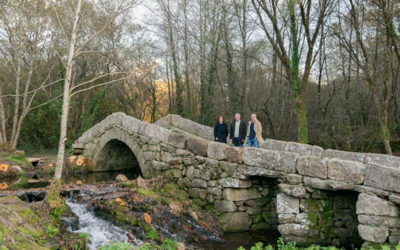 Recuperación da ponte medieval de Noceifas, símbolo da Cañiza