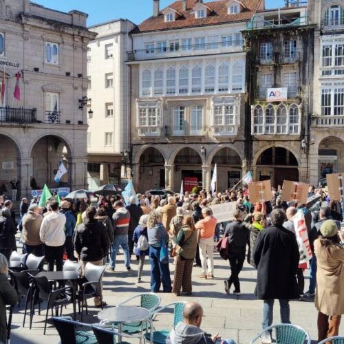 Concentración contra Altri en Ourense