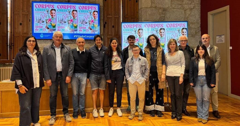 O ciclista Borja Gómez Méndez, pregoeiro das Festas do Corpus Christie de Ponteareas