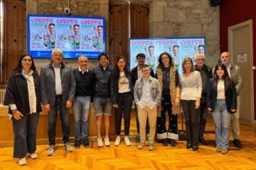 O ciclista Borja Gómez Méndez, pregoeiro das Festas do Corpus Christie de Ponteareas