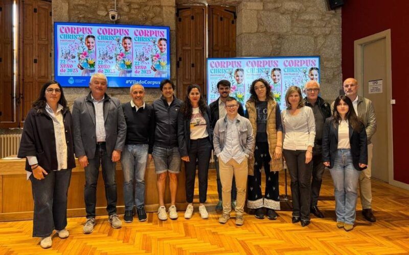 O ciclista Borja Gómez Méndez, pregoeiro das Festas do Corpus Christie de Ponteareas