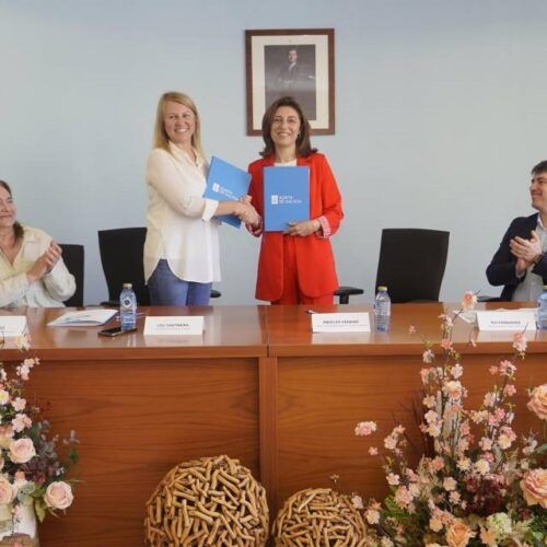 Salceda e Xunta de Galicia ampliarán a rede de saneamento