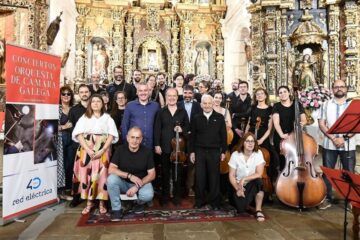 A Orquestra de Cámara Galega deleitou ao público cañicense