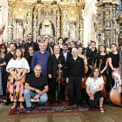 A Orquestra de Cámara Galega deleitou ao público cañicense