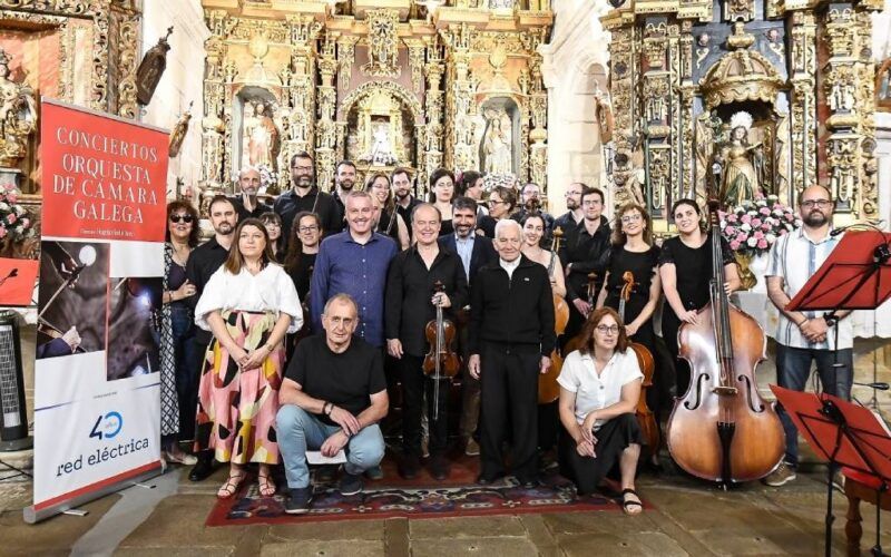 A Orquestra de Cámara Galega deleitou ao público cañicense