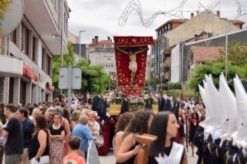 A devoción espallouse na honra do Cristo da Agonía na Cañiza