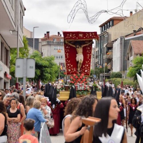 A devoción espallouse na honra do Cristo da Agonía na Cañiza