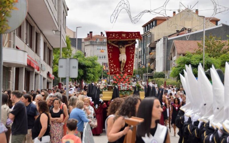 A devoción espallouse na honra do Cristo da Agonía na Cañiza