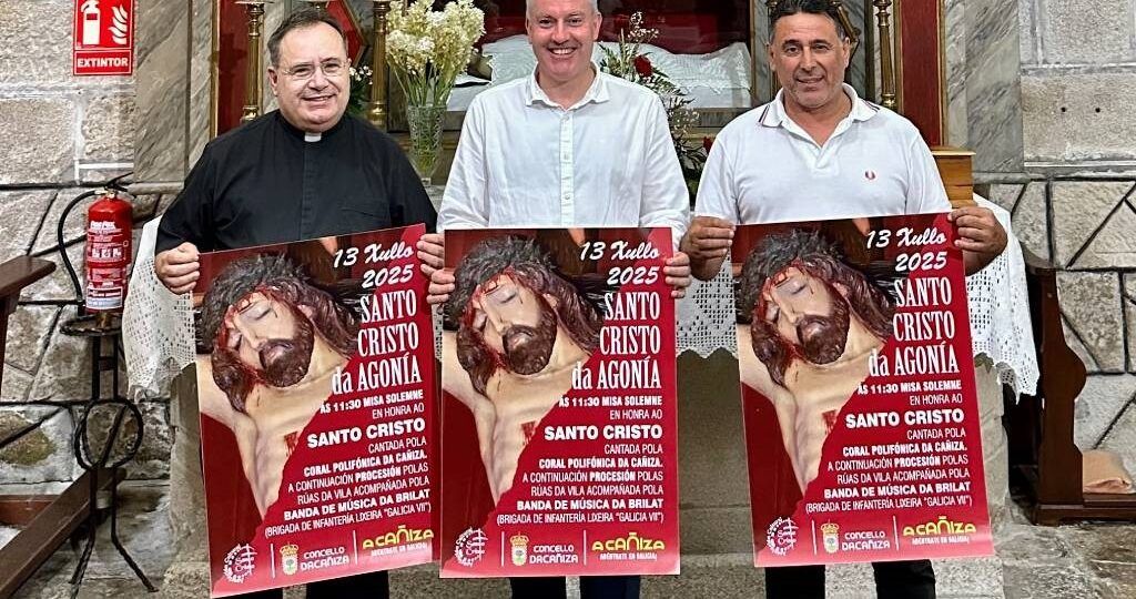 A Cañiza volve a honrar ao Cristo da Agonía