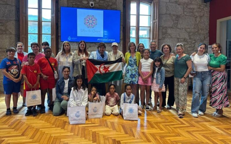 Un verán solidario cos nenos saharauís en Ponteareas e Salvaterra