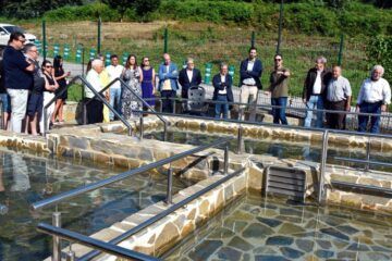 Primeira piscina termal ao aire libre adaptada en Punxin