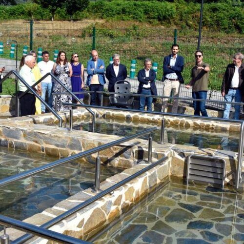 Primeira piscina termal ao aire libre adaptada en Punxin