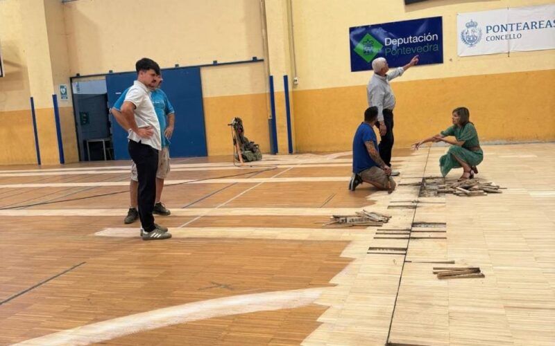 O Pavillón do Álvaro Pino en Ponteareas volve a estar a pleno funcionamento