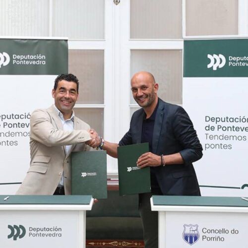 Novo espazo público na rúa Pío XII do Porriño