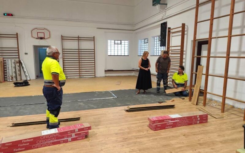 Posta a punto dos colexios de Salceda ante o ano escolar 2025-26