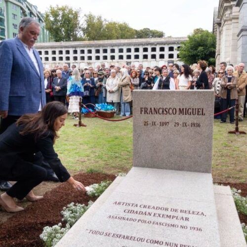A Coruña homenaxea ao represaliado Francisco Miguel