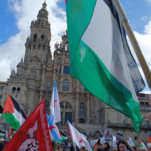 Galicia vólcase con Palestina