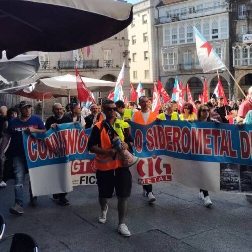 Folga do sector do metal de Ourense en demanda de mellores salarios