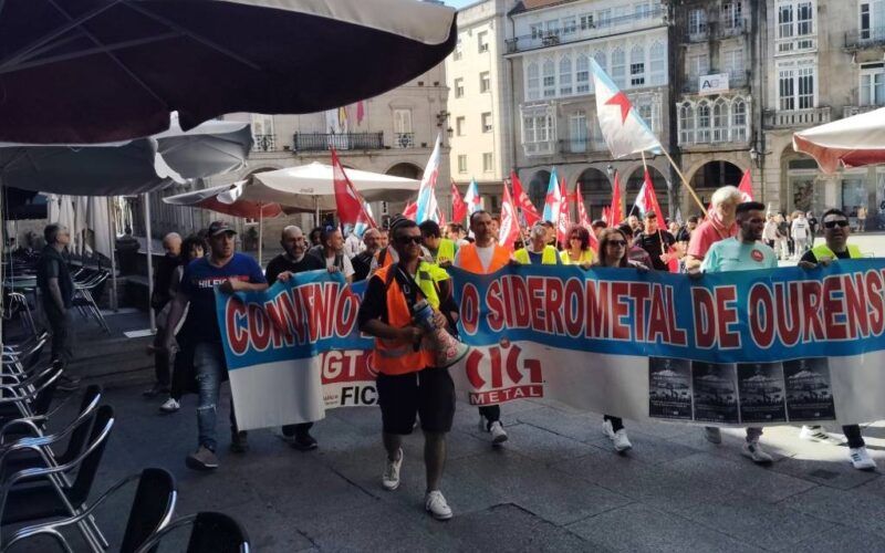 Folga do sector do metal de Ourense en demanda de mellores salarios