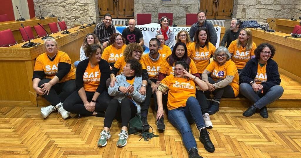 Unha “longa noite” pedindo polos seus dereitos laborais