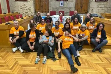 Unha “longa noite” pedindo polos seus dereitos laborais