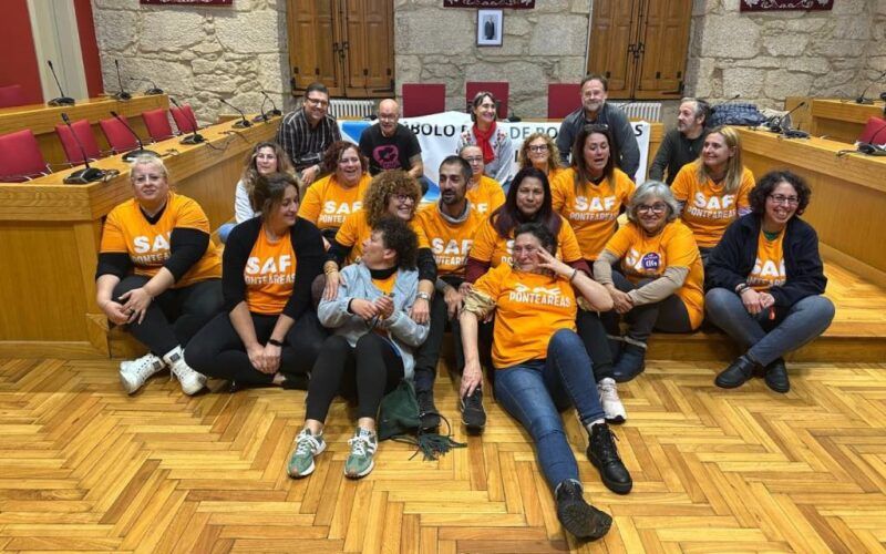 Unha “longa noite” pedindo polos seus dereitos laborais