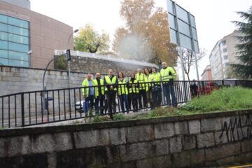 Comezaron as obras de reforma da rúa Pardo Bazán en Ourense