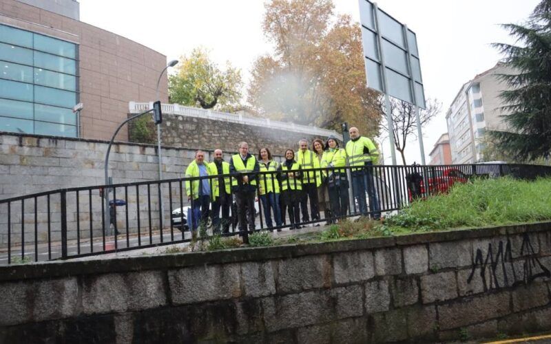Comezaron as obras de reforma da rúa Pardo Bazán en Ourense