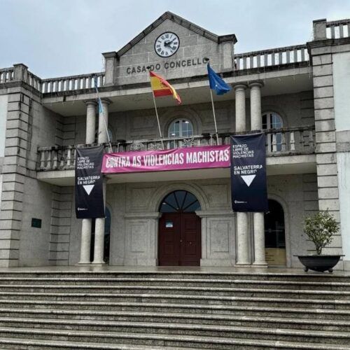Slogans contra a violencia de xénero este 25N en Salvaterra