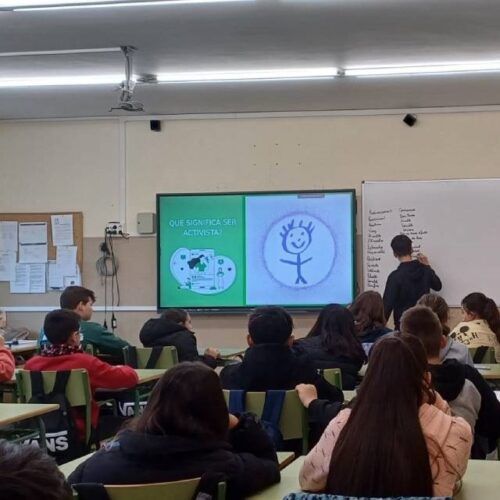 A mocidade galega se expresa “polo Mundo que Queremos”