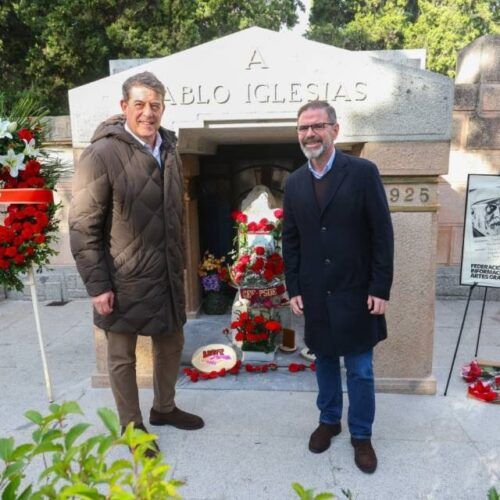 O PSdeG reivindica en Madrid o legado de Pablo Iglesias