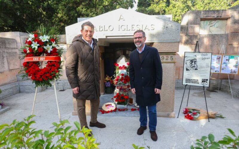 O PSdeG reivindica en Madrid o legado de Pablo Iglesias