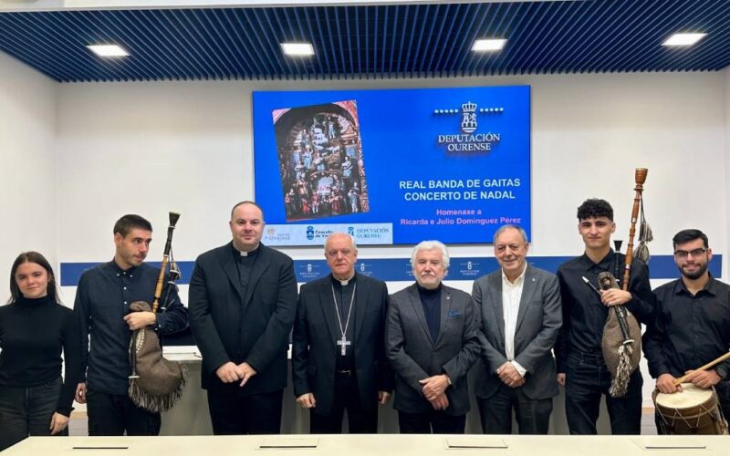 A Real Banda de Gaitas ofrecerá o concerto de Nadal en Verín