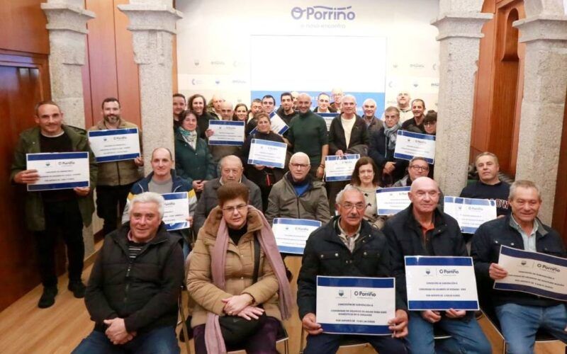 22 comunidades de augas foron beneficiadas con subvencións no Porriño