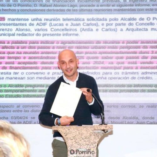 O Porriño denuncia a paralización indefinida da supresión do paso a nivel