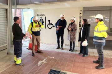 Melloras nos accesos da Praza de Abastos de Salceda