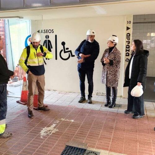 Melloras nos accesos da Praza de Abastos de Salceda