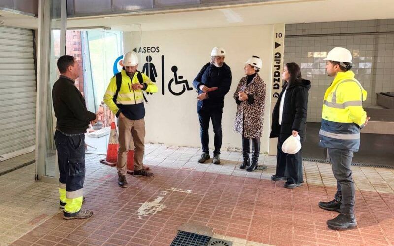 Melloras nos accesos da Praza de Abastos de Salceda