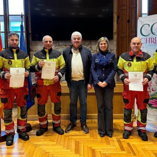 A “pegada” dos bombeiros de Ponteareas durante a DANA