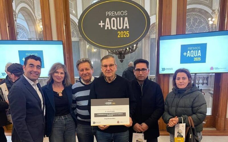 A Comunidade de Parada e Rocha recibe premio +AQUA