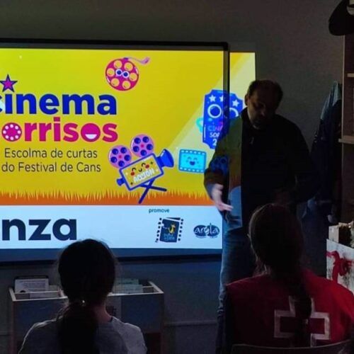 “Cinema Sorrisos” nos hospitais da man do Festival de Cans