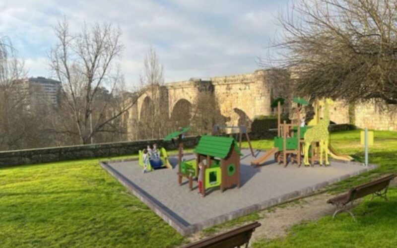 O Concello de Ourense renovará a área de xogos infantís do Parque Ribeira de Canedo