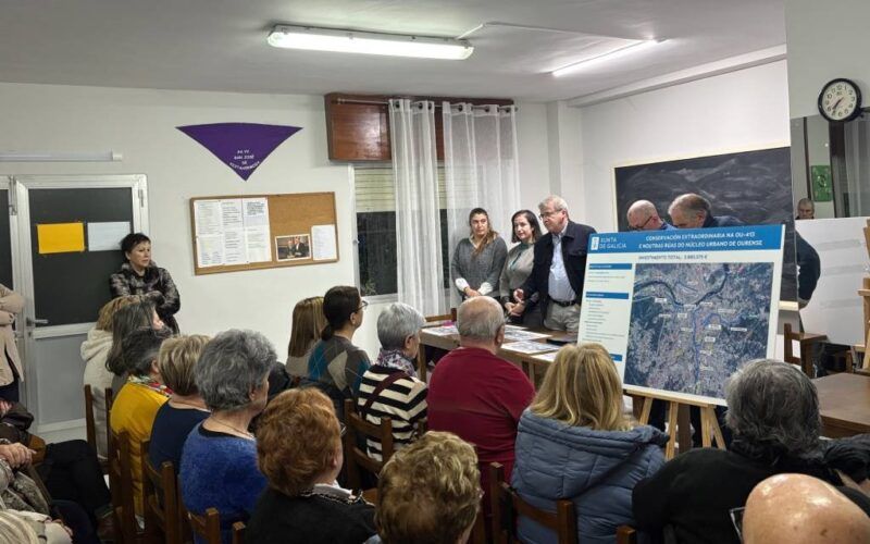 A Xunta de Galicia en Ourense comeza as obras de renovación integral de subida ao Seminario